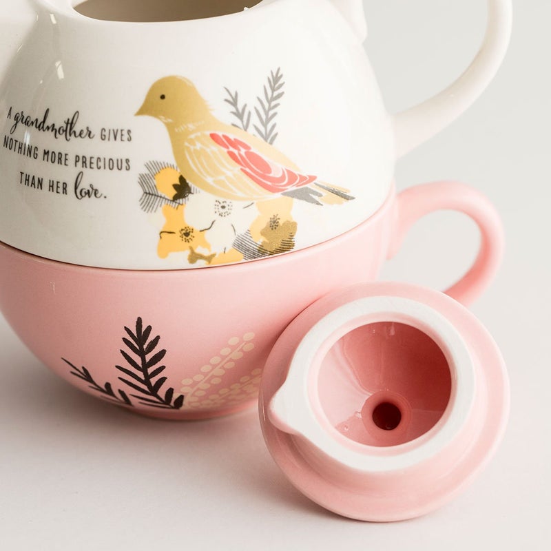 DaySpring Nothing More Precious - Teapot and Cup Set for Grandmother - Image 3