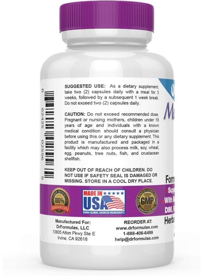 DrFormulas Menopause Supplements for Relief, Support and Weight Loss | Black Cohosh Extract for Hot Flashes, Vitamins, Dong Quai, 60 Count Complex - Image 3
