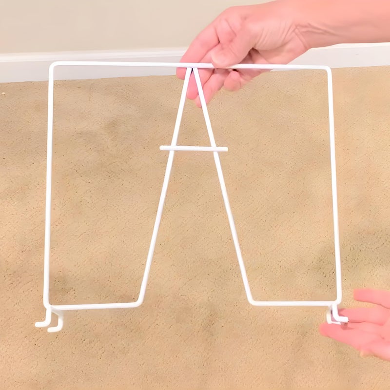 Evelots Tall Wire Shelf Dividers -8 Pack- Closet Storage & Organization for Office/Pantry/Garage Shelf Separator - Easy Clip-No Tool - Solid Coated Steel - Image 2