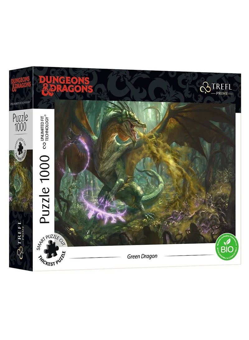 تريفل - بازل صيد التنين الأخضر - 1000 قطعة - 10758 - Image 1