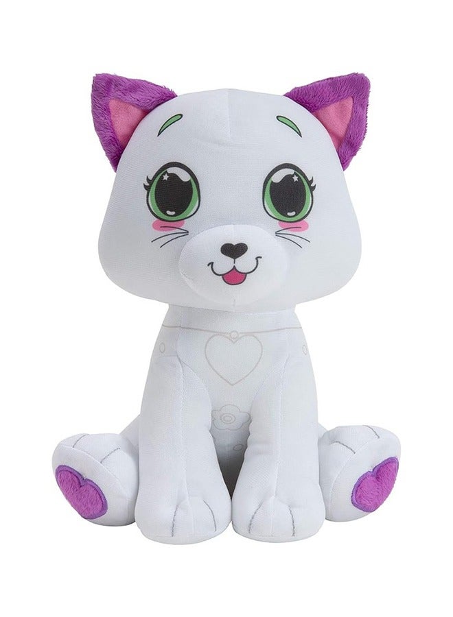 Crayola لوني بلش، لعبة قماشية قابلة للتلوين مع 3Markers، تصميم قطة، نشاط إبداعي وهدايا للأطفال، 3 سنوات، 4026321 - Image 2