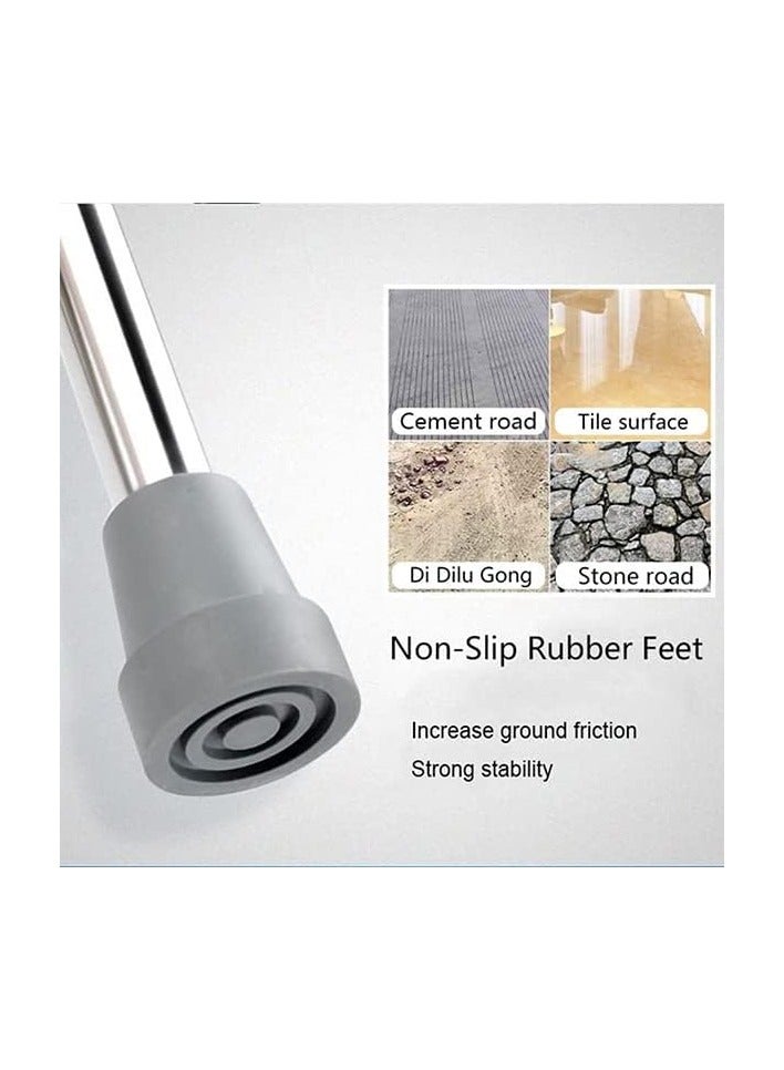 مرقمة عكازات قابلة للتعديل للبالغين، مقبض مريح، مساعدة خفيفة الوزن على الحركة، مقبض مع - Image 5