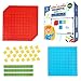 Simply magic 131 PCS Jumbo Magnetic Base Ten Blocks for Math Place Value Blocks Base 10 Math Manipulatives K3 Number Blocks Math Counters for Kids Math Cubes Counting Blocks Kindergarten 1st 2nd 3rd Grade - Image 2