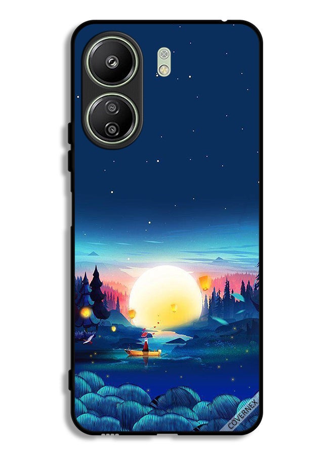 Covernex Xiaomi Redmi 13C Protective Case Cover Sunset View Paint - Image 1