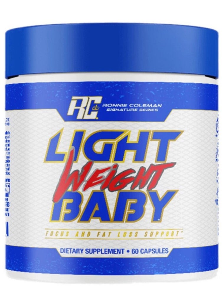 RONNIE COLEMAN - Light Weight Baby Focus and Fat Loss Support 60 Capsule - Image 1