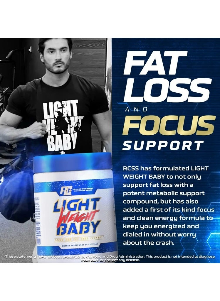 RONNIE COLEMAN - Light Weight Baby Focus and Fat Loss Support 60 Capsule - Image 1