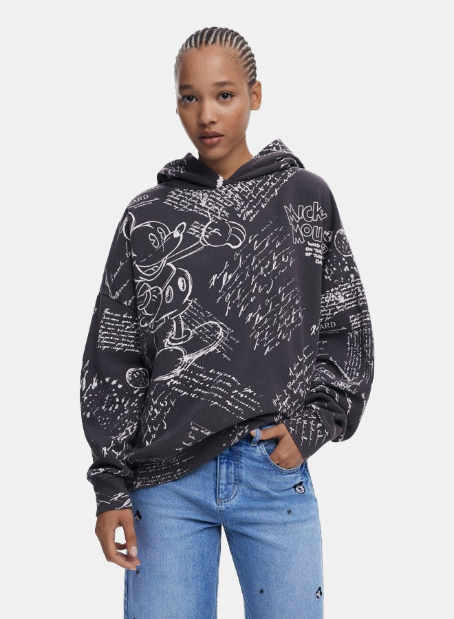 DESIGUAL Mickey™ lettering sweatshirt - Image 2
