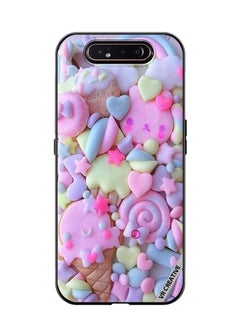 VR CREATIVE Protective Case Cover For Samsung Galaxy A80 Kawai Decoden Design Multicolour  - Image 1
