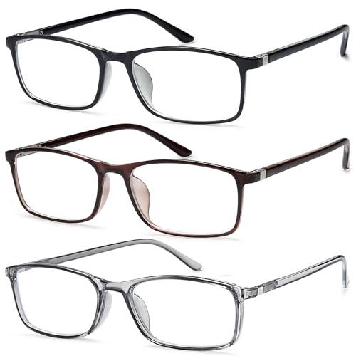 YTDBNS Professional Reading Glasses for Men/Women, Blue Light Blocking Computer Readers with Spring Hinges for Glare and UV Protection - Image 2
