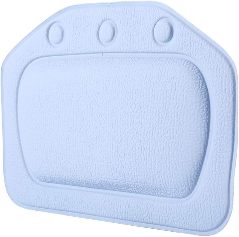 Zerodis Bath Pillow with Suction Cups Bath Pillows Neck and Back Support for Relaxing in Your Bathtub Ideal for Spa and Bathroom Use Pillow with Suction Cups PVC Material Bathroom - Image 4