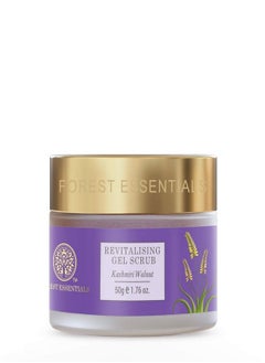 Forest Essentials Forest Essentials Revitalising Kashmiri Walnut Gel Scrub|Revitalising Exfoliation|Unisex Face Scrub| 50 g  - Image 1