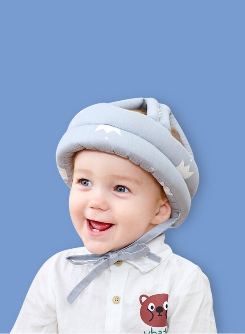 Baby Safety Hat Infant Head Protector Cushion Adjustable Kids Children Protection Helmet (Blue) - Image 2