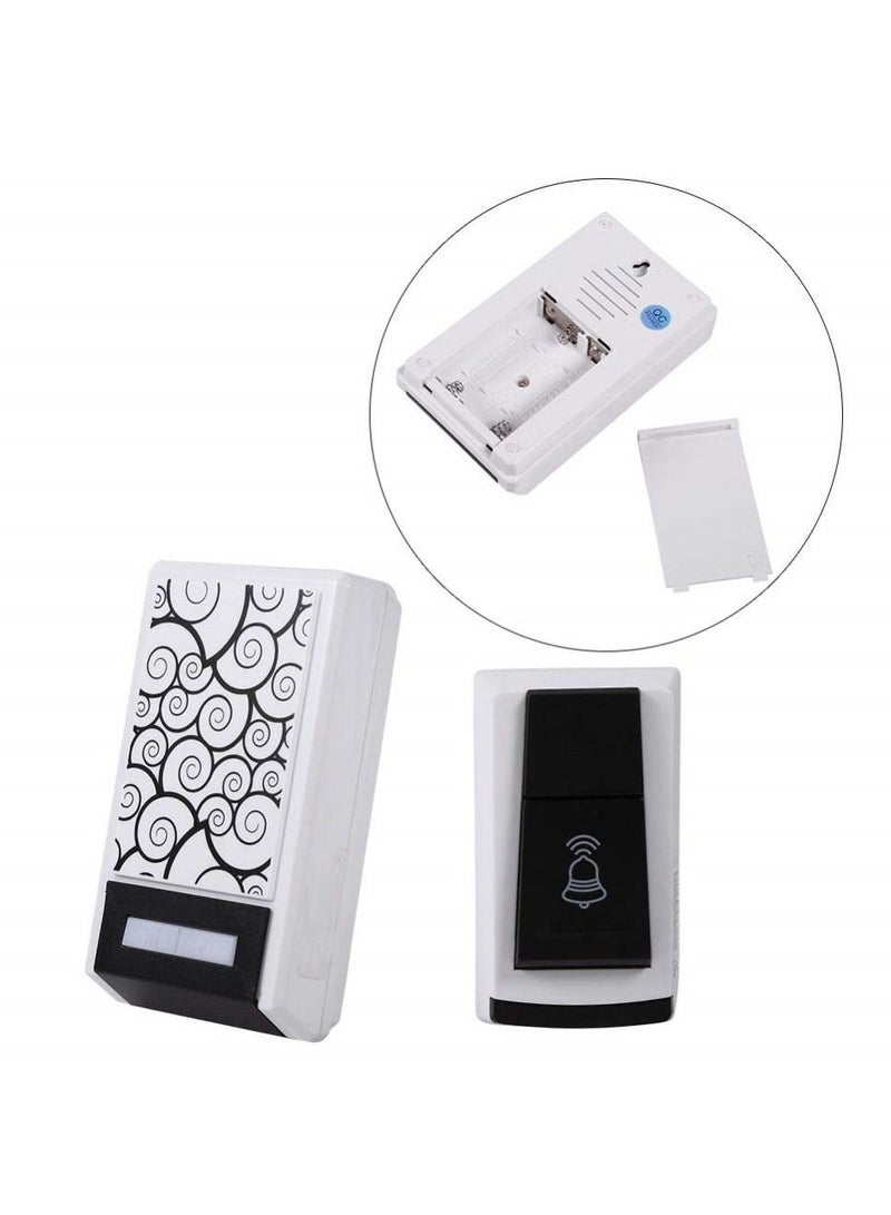 Generic Digital Single Receiver Tunes Wireless 100M Range Remote Control Home Gate Security Door Bell Waterproof Smart LED Doorbell  - Image 2