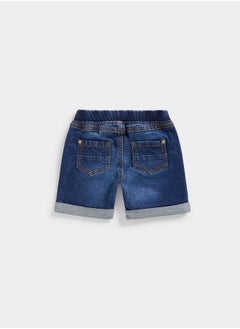 Mid Wash Denim Shorts