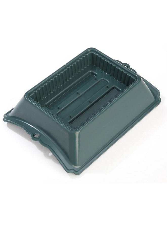 فلوراكرافت سرج نعش بلاستيكي مزهر من فلورا كرافت، مقاس 3.5 بوصة × 11.25 بوصة × 14 بوصة، أخضر - Image 1