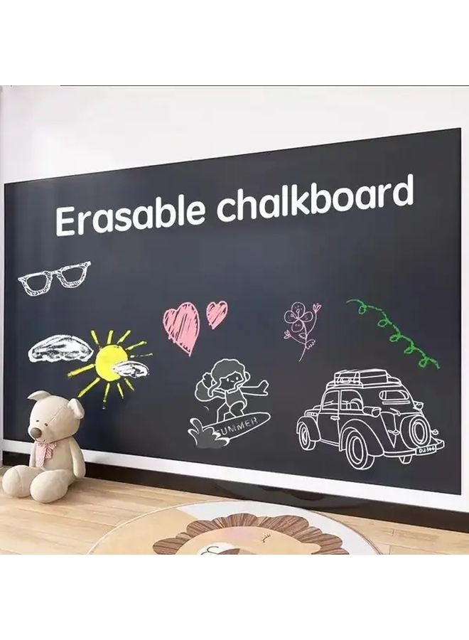 ورق حائط ذاتي اللصق للسبورة البيضاء المغناطيسية وسبورة الطباشير والسبورة الخضراء مقاس 23.62 × 59.06 بوصة - Image 4