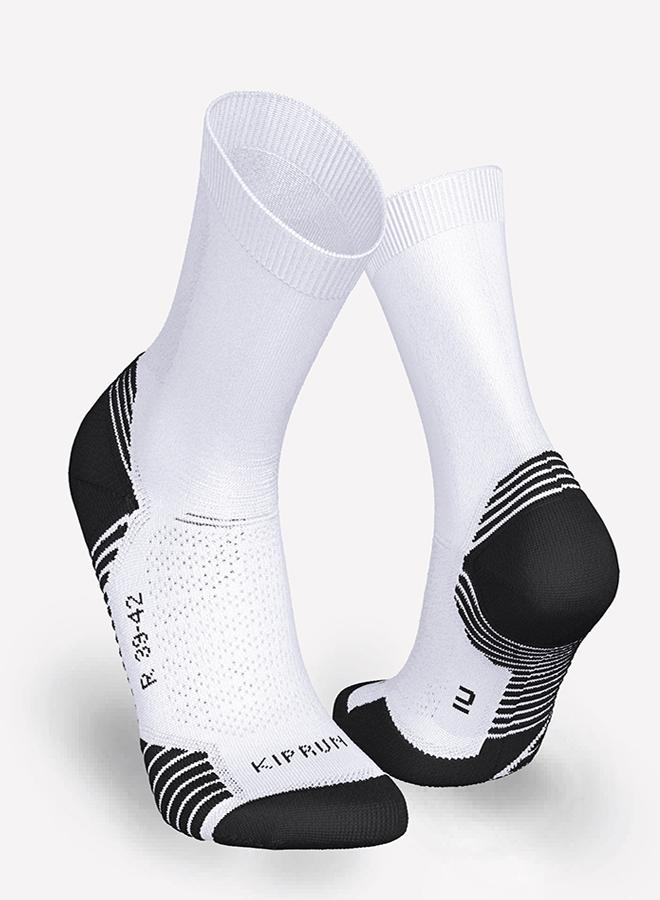 DECATHLON PACK OF 2 PAIRS OF RUN500 THICK MID-CALF RUNNING SOCKS - Image 2