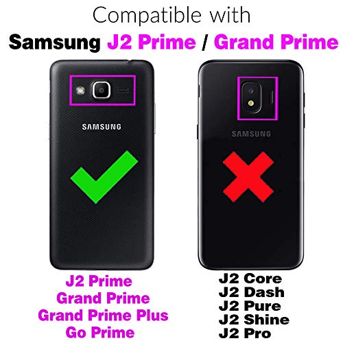 ELISORLI Compatible with Samsung Galaxy Grand Prime J2 Prime Case Rugged Thin Slim Cell Accessories Anti-Slip Fit Rubber TPU Mobile Phone Silicone Protection Cover for Glaxay 2 2J Plus Women Men Black - Image 2