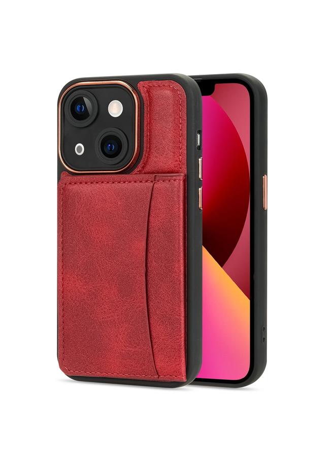 زبون حافظة هاتف iPhone 13 متعددة الوظائف مع حقيبة بطاقات مغناطيسية Magsafe - Image 1