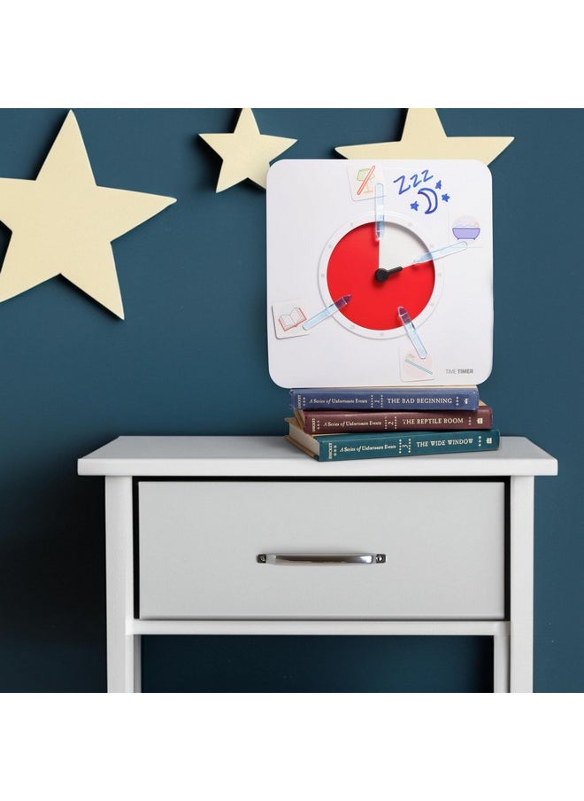 Time Timer 8 Inch Visual Timer With Visual Scheduler Package - 60 Minute Kids Desk Countdown Clock With Dry Erase Board, Whiteboard Marker, And Picto Cards - For Kids Classroom, Home And Routine Timer  - Image 5