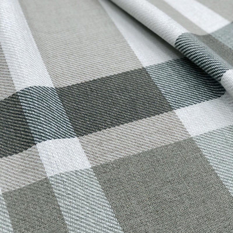 always4u 100% Blackout Plaid Curtains for Bedroom Living Room Woolen Look Sage Green Tartan Grommet Thermal 2 Panels 54 * 84 Sage Green - Image 5