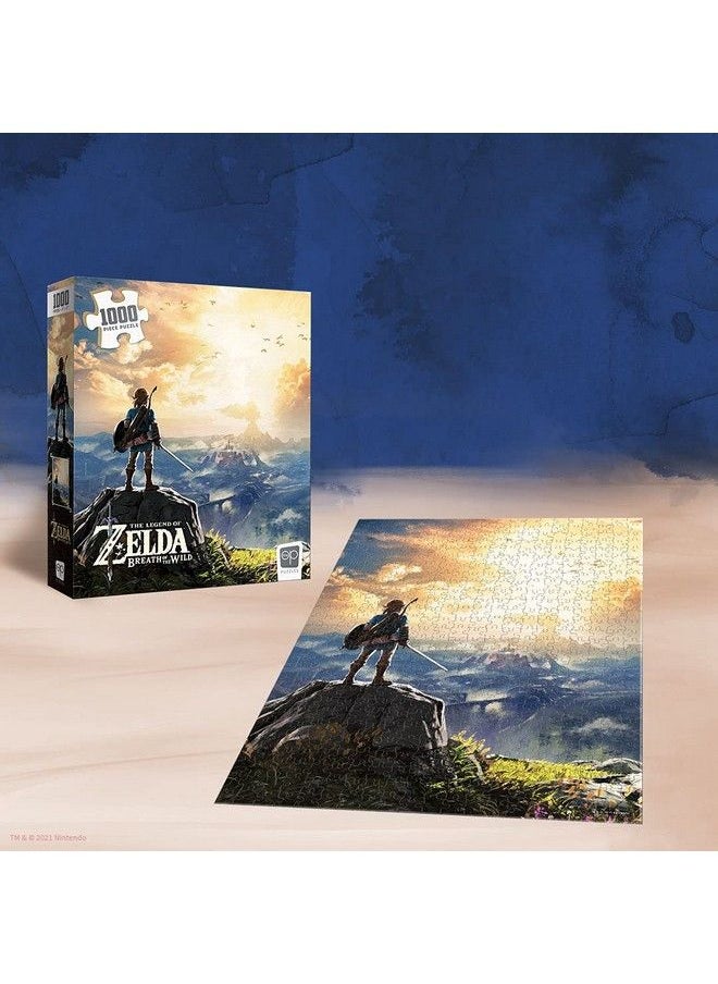 USAopoly The Legend Of Zelda "Breath Of The Wild" 1000 Piece Jigsaw Puzzle Collectible Puzzle Featuring Link From The Legend Of Zelda Video Game Officially Licensed Nintendo Merchandise  - Image 4