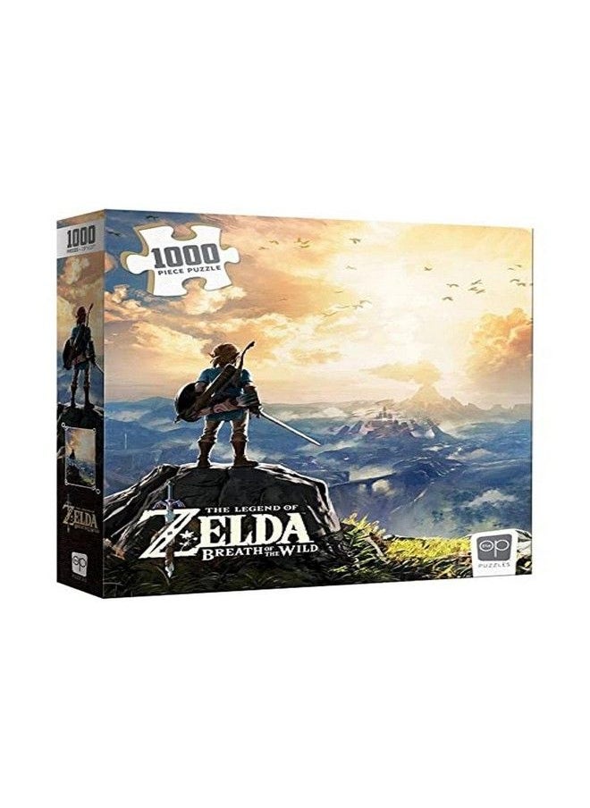 USAopoly The Legend Of Zelda "Breath Of The Wild" 1000 Piece Jigsaw Puzzle Collectible Puzzle Featuring Link From The Legend Of Zelda Video Game Officially Licensed Nintendo Merchandise  - Image 1