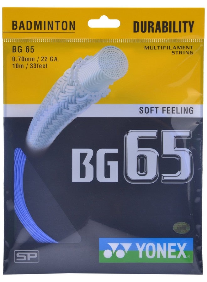 Yonex Titanium Bg 65 Badminton Strings, 0.70Mm (Lavender) - Image 1