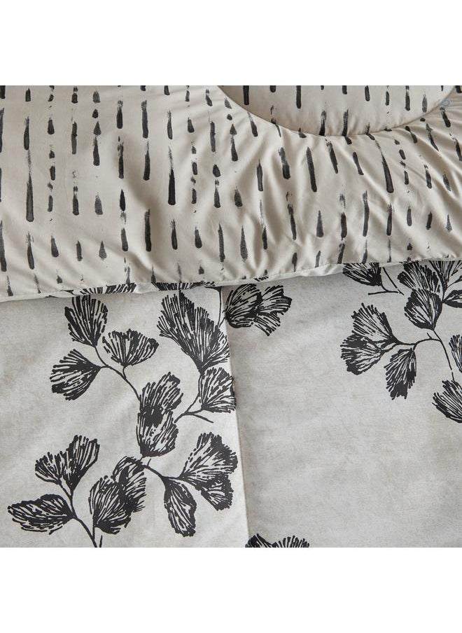 Home Box Luxot 3-Piece Monoleaf Printed Cotton Twin Comforter Set - 160x220 cm  - Image 5