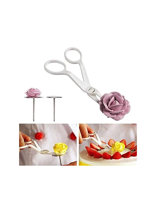 S-TOP 62Pcs Cake Decorating Tools Kit, Diy Icing Piping Cream Reusable Pastry Silicone Pastry Bag With 62 Nozzle Mold For Cake Decorating, Black, Cake Decoration - Image 3