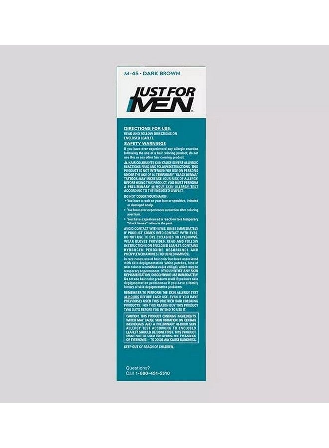 Just For Men Ust For Men Color Gel Mustache & Beard M45 Dark Brown (Value Pack Of 4) - Image 5