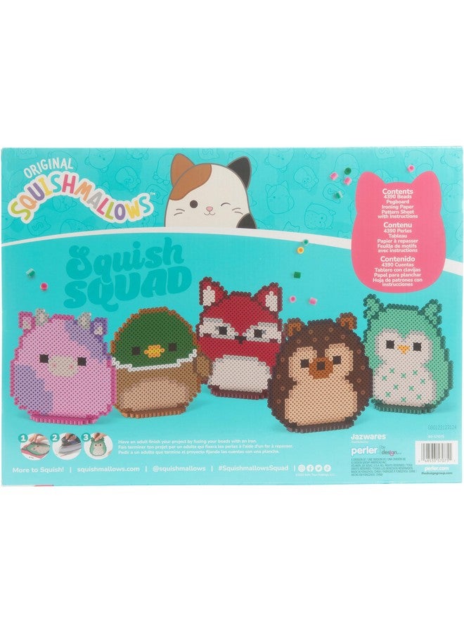 Perler Squishmallows Fused Bead Activity Kit with 5 Unique Patterns, Finished Project Sizes Vary, Multicolor 4393 Pieces - Image 2