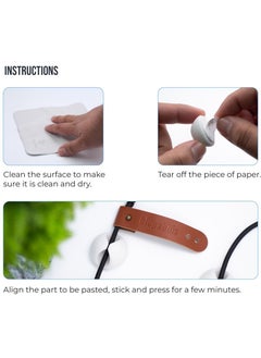 blupebble Anchor One Desk Tidy Organizer Cable Clip Set 6 Pieces Set  - Image 5