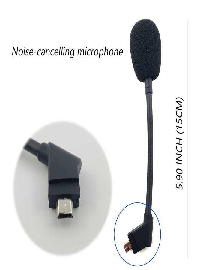 REEYEAR Mic Fits for Corsair Virtuoso RGB Premium/SE/XT Microphone,Noise Cancelling Replace Microphone Compatible with Corsair Virtuoso Wireless Gaming Headset - Image 3