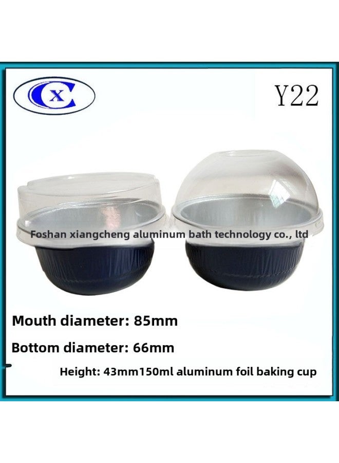 Baking Aluminum Foil Cup Mold Cheese Pudding Cup Resistant Baking Egg Tart Snow Mei Niang Mooncake Shouldering Box Special Wholesale-Color:Pink - Image 5