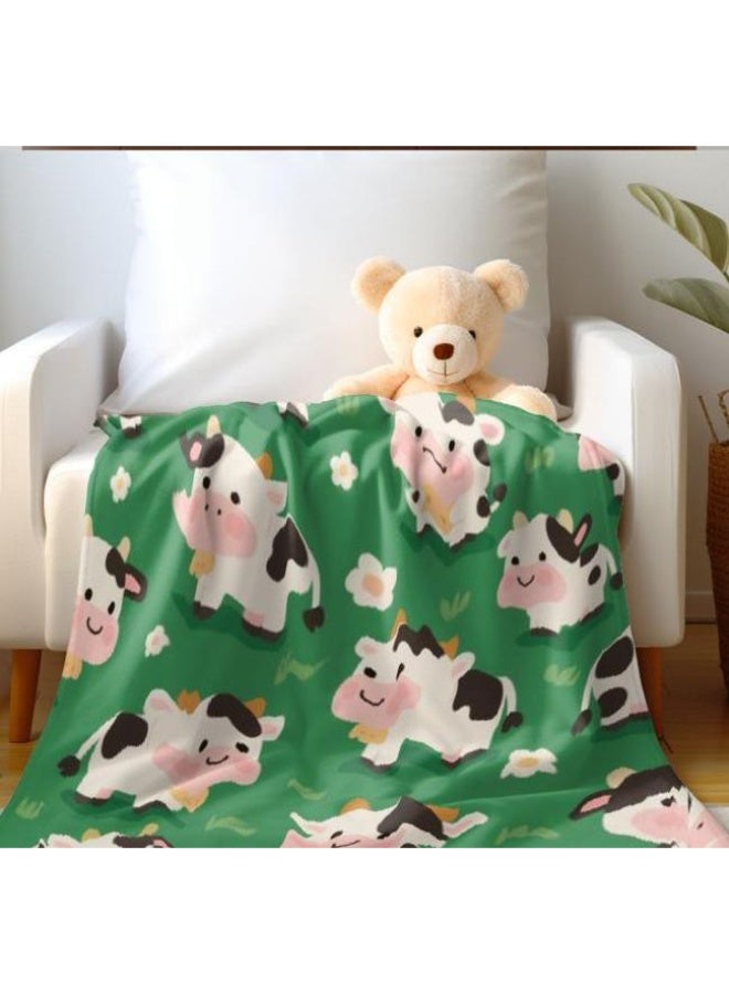 general Baby and children's cartoon flannel thin blanket (warm and comfortable, suitable for sleep, game use) 70cm*100cm - Image 1