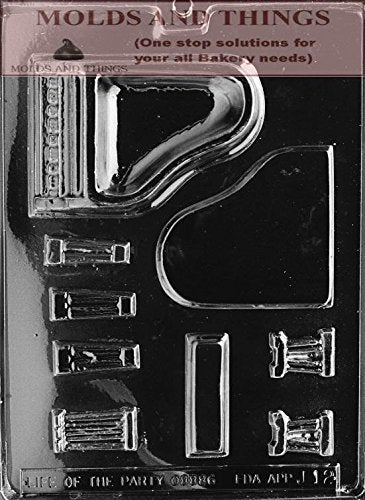MOLDS AND THINGS Piano Chocolate Candy Mold With Copywrited Candy Making Instruction - Image 3