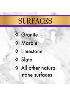 STONE CARE International Stone Care International Granite Clean, Shine & Protect - Cleans Polishes & Protects Stone, Granite, Quartz, Marble, Limestone and Travertine Slate Surfaces, White, 24 Fl oz  - Image 4