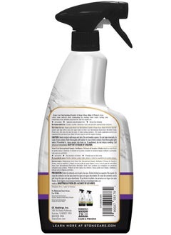 STONE CARE International Stone Care International Granite Clean, Shine & Protect - Cleans Polishes & Protects Stone, Granite, Quartz, Marble, Limestone and Travertine Slate Surfaces, White, 24 Fl oz  - Image 2