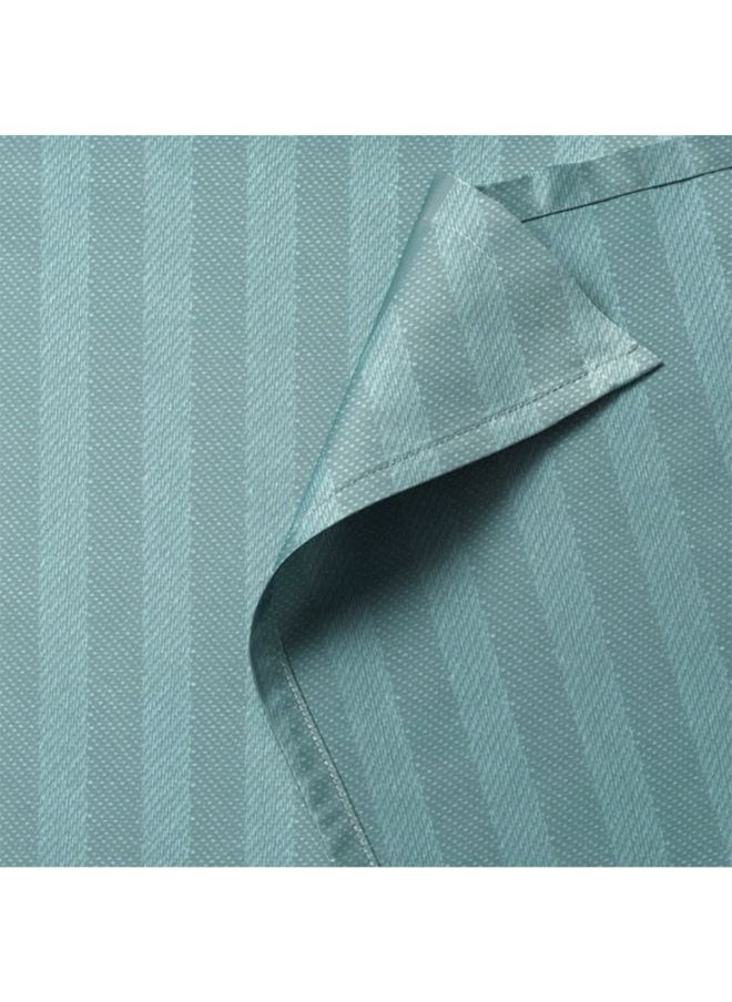 BYFT Tulip (Sea Green) Queen Size Flat Sheet and Pillow Covers with 1cm Satin Stripe (Set of 3Pcs) Cotton, Soft and Luxurious Hotel Quality Bed linen-300TC  - Image 4