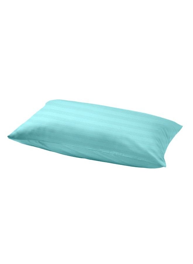 BYFT Tulip (Sea Green) Queen Size Flat Sheet and Pillow Covers with 1cm Satin Stripe (Set of 3Pcs) Cotton, Soft and Luxurious Hotel Quality Bed linen-300TC  - Image 3