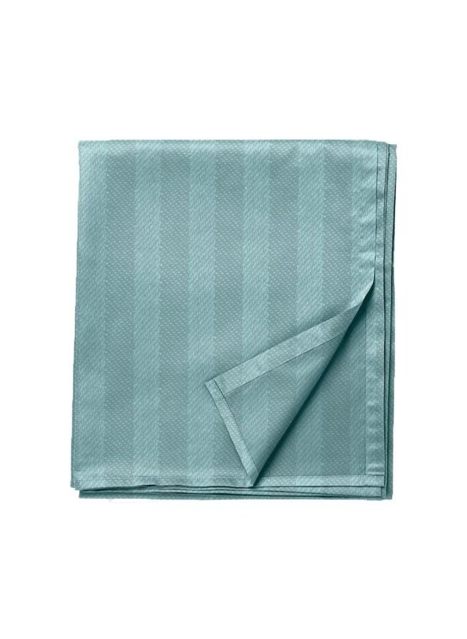 BYFT Tulip (Sea Green) Queen Size Flat Sheet and Pillow Covers with 1cm Satin Stripe (Set of 3Pcs) Cotton, Soft and Luxurious Hotel Quality Bed linen-300TC  - Image 2