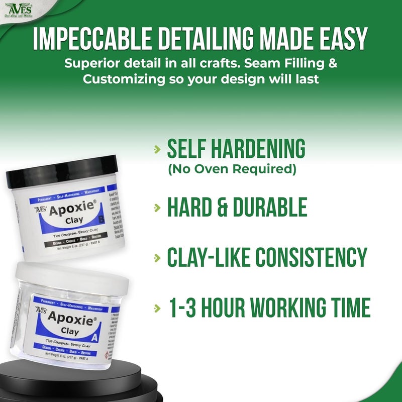 Aves Apoxie Air Dry Clay - Self Hardening Waterproof Sculpting Clay for Professionals, 1 Lb - Image 5