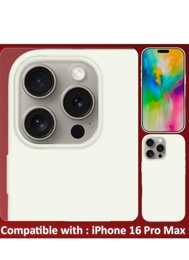 JAJEEK "Liquid Silicone Case for iPhone 16 Pro Max - Ultra Slim, Soft Anti-Scratch Microfiber Lining & Drop Protection" - Image 5