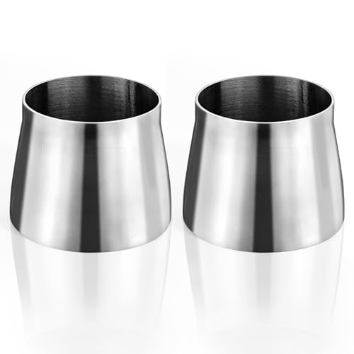 Tongze 25OD to 3OD Universal Exhaust Adapter Reducer Connector 304 Stainless Steel Pack of 2 - Image 1