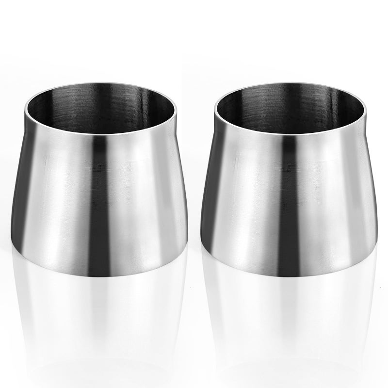 Tongze 25OD to 3OD Universal Exhaust Adapter Reducer Connector 304 Stainless Steel Pack of 2 - Image 2