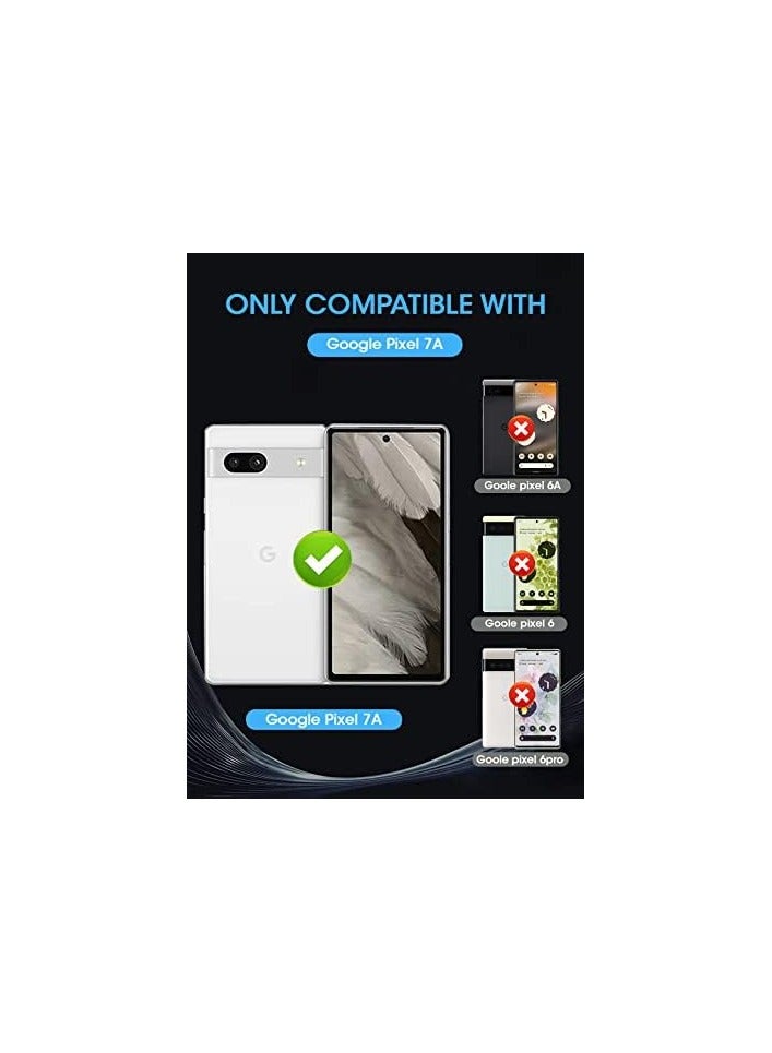 SUPCASE [UB Pro] Case Designed For Google Pixel 7A (2023 Release), [Extra Front Frame] Case Designed For Full-Body Dual Layer Rugged Belt-Clip & Kickstand Case with Built-in Screen Protector - Black - Image 2