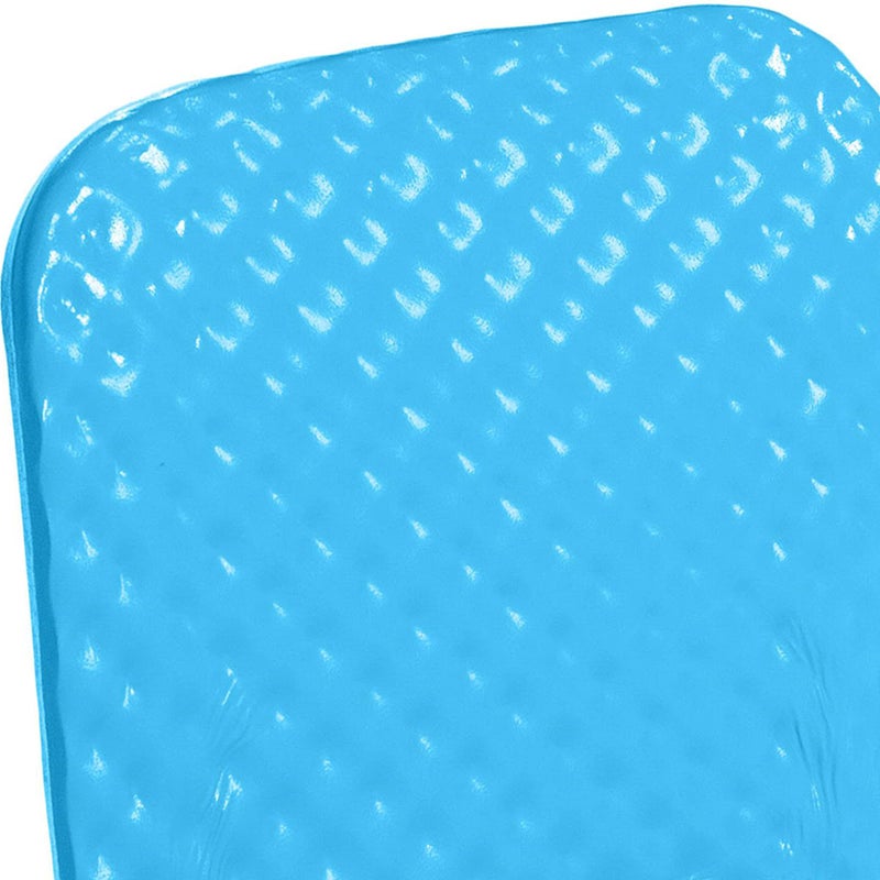 TRC Recreation Super Soft 19 Inch Foam Folding Lake Poolside Chair, Marina Blue - Image 5