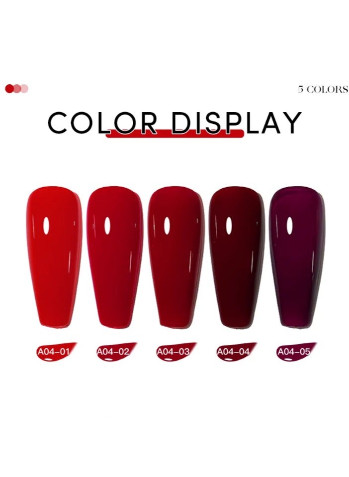 AS Dark Blood Red 15ML Nail Gel Polish Supplies Semi Permanent - Image 4