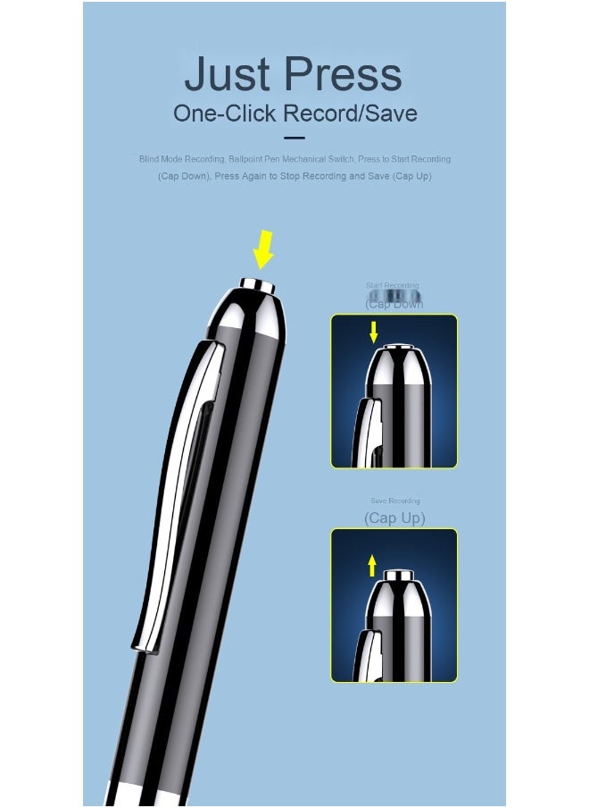NIBEMINENT - Q90B Smart Voice Recorder - Portable and Writable Audio Recorder - Image 1
